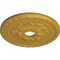 Ekena Millwork Palmetto Ceiling Medallion (Fits Canopies up to 5"), 20 7/8"OD x 3 5/8"ID x 1 5/8"P, Iridescent Gold CM20PMIGS - alternate 3